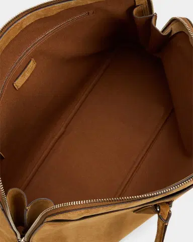 Tory Burch Lock Suede Satchel | Thumbnail 4