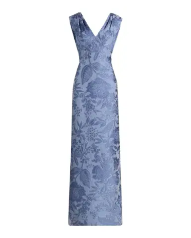 Lela Rose Floral Jacquard Gown | Thumbnail 1 Lela Rose Floral Jacquard Gown | Thumbnail 1