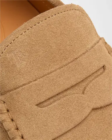 Tod 's Men 's City Gommino Suede Penny Loafers | Thumbnail 5