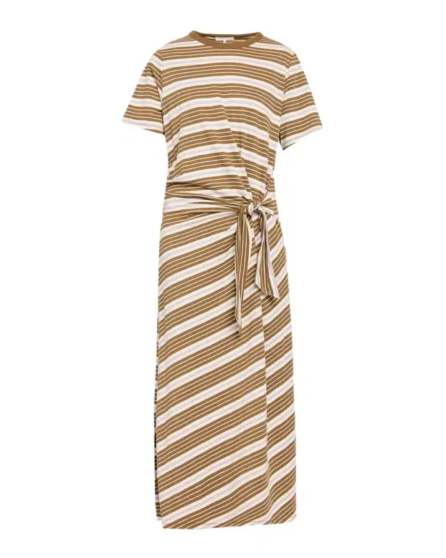 The Slub Stripe T-Shirt Dress