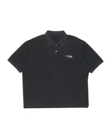Acne Studios Men's Egnes Cotton Logo Polo Shirt | Thumbnail 3 Acne Studios Men's Egnes Cotton Logo Polo Shirt | Thumbnail 3