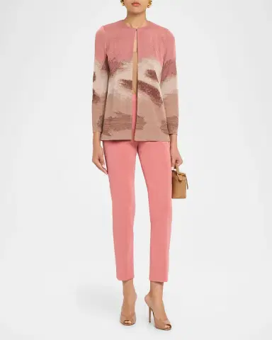 Misook Nancy Mylana Knit Slim-Leg Pants | Thumbnail 2 Misook Nancy Mylana Knit Slim-Leg Pants | Thumbnail 2
