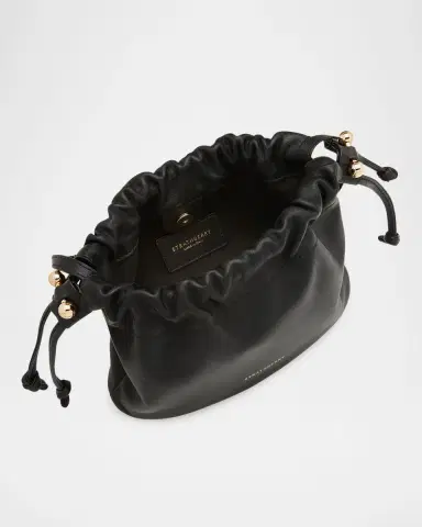 Strathberry Charlotte Drawstring Leather Clutch Bag | Thumbnail 4 Strathberry Charlotte Drawstring Leather Clutch Bag | Thumbnail 4