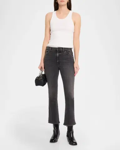 Mother The Hustler Sneak Ankle Flare Jeans | Thumbnail 2