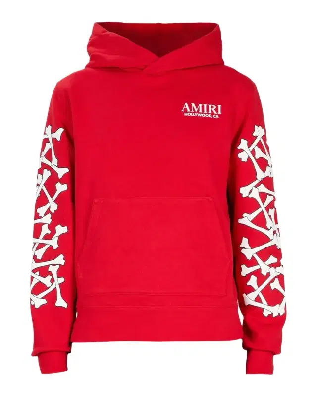 AMIRI Men's Stacked Bones Cotton Hoodie