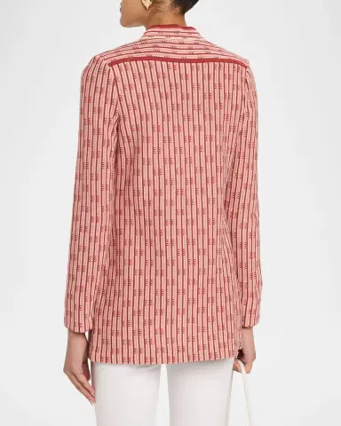 Misook Geometric Knit Jacket | Thumbnail 3