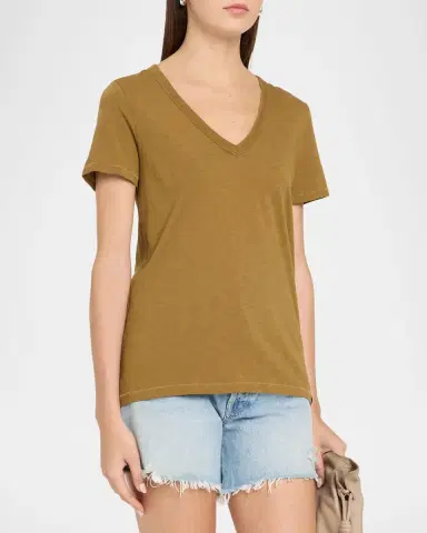 rag & bone The Slub Vee T-Shirt | Thumbnail 4 rag & bone The Slub Vee T-Shirt | Thumbnail 4