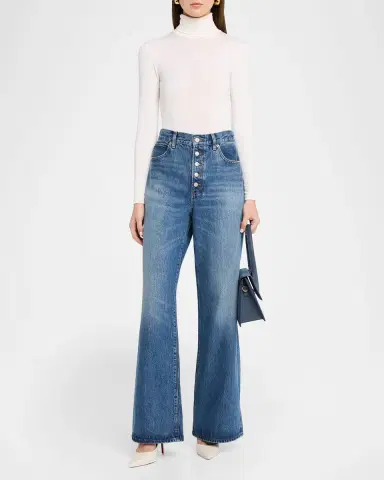 Frame The Loose Exposed Button-Fly Jeans | Thumbnail 2