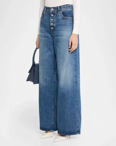 Frame The Loose Exposed Button-Fly Jeans | Thumbnail 4