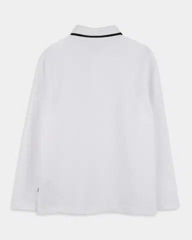 BOSS Boy's Logo Long-Sleeve Polo Shirt | Thumbnail 2 BOSS Boy's Logo Long-Sleeve Polo Shirt | Thumbnail 2