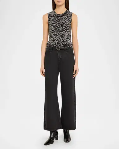 Nili Lotan Nessa Cheetah Cashmere Sweater Tank | Thumbnail 2