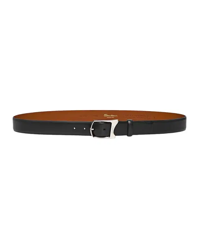 Santoni Men's Leather Belt