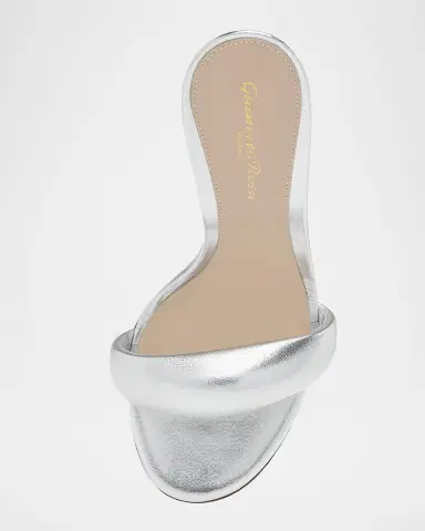 Gianvito Rossi Bijoux 85MM Leather Mules | Thumbnail 3 Gianvito Rossi Bijoux 85MM Leather Mules | Thumbnail 3