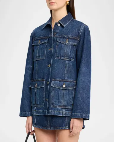 Frame The Denim Utility Jacket | Thumbnail 4