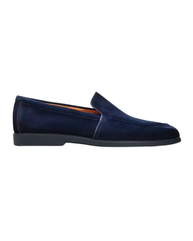 Santoni Men's Malibu Suede Slip-On Sport Loafers