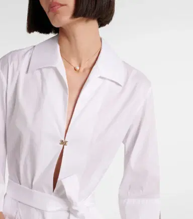 Max Mara Canard cotton-blend poplin romper | Thumbnail 5