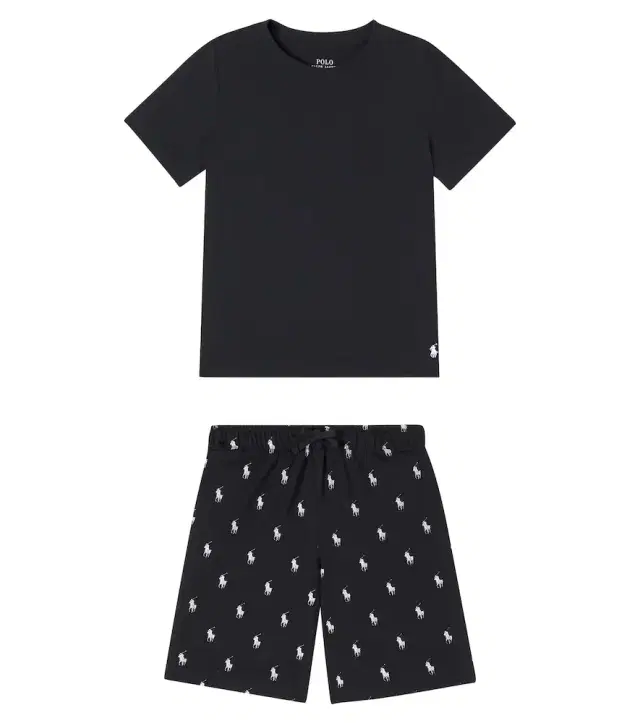 Polo Ralph Lauren Kids Pony cotton jersey pajamas
