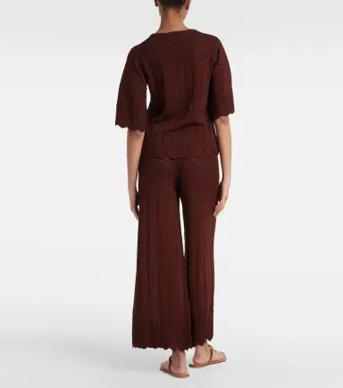 Eres Rêverie open-knit cotton-blend top | Thumbnail 3