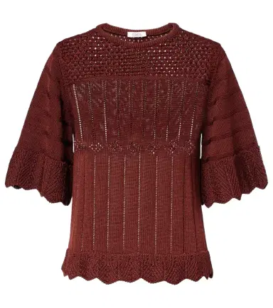 Eres Rêverie open-knit cotton-blend top | Thumbnail 1