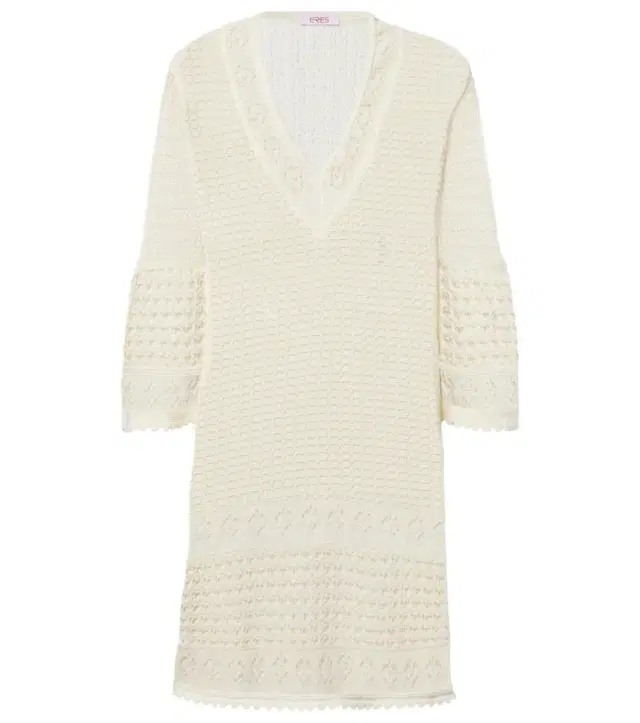 Eres Divina crochet minidress