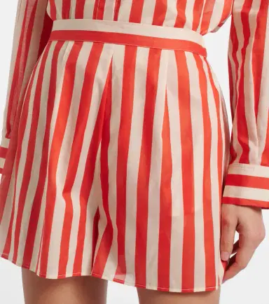 Eres Twins striped cotton voile shorts | Thumbnail 5