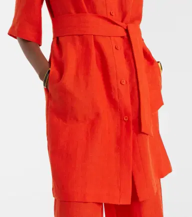 Eres Séducteur linen shirt dress | Thumbnail 6 Eres Séducteur linen shirt dress | Thumbnail 6