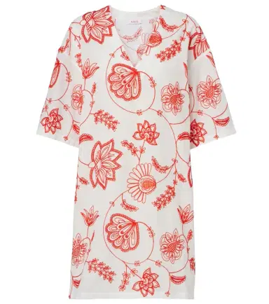 Eres Levia embroidered cotton-blend minidress | Thumbnail 1