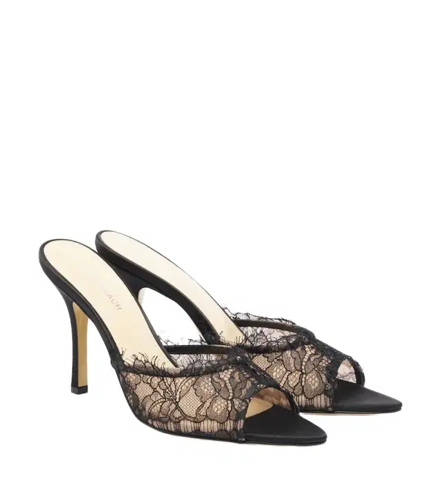 Mach & Mach Devon lace mules