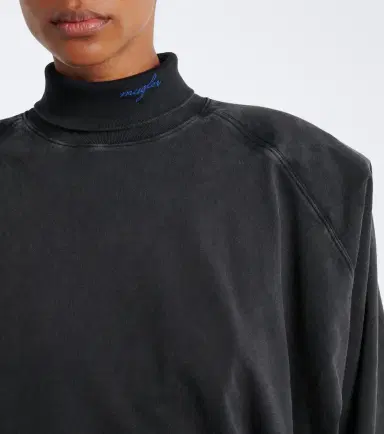 Mugler Cotton jersey sweatshirt dress | Thumbnail 2 Mugler Cotton jersey sweatshirt dress | Thumbnail 2