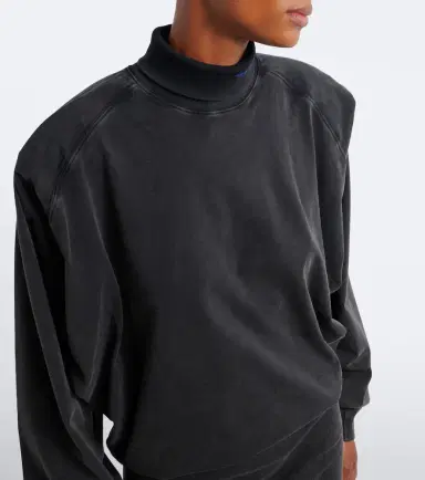 Mugler Cotton jersey sweatshirt dress | Thumbnail 6 Mugler Cotton jersey sweatshirt dress | Thumbnail 6