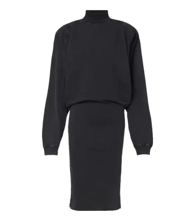 Mugler Cotton jersey sweatshirt dress | Thumbnail 1 Mugler Cotton jersey sweatshirt dress | Thumbnail 1