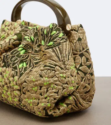 Dries Van Noten Small floral jacquard top-handle bag | Thumbnail 2