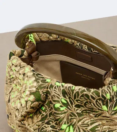 Dries Van Noten Small floral jacquard top-handle bag | Thumbnail 4