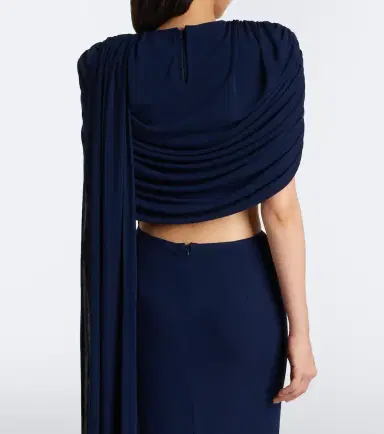 The New Arrivals Ilkyaz Ozel Khara draped top | Thumbnail 2 The New Arrivals Ilkyaz Ozel Khara draped top | Thumbnail 2