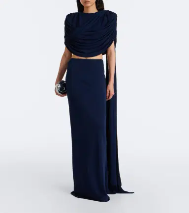 The New Arrivals Ilkyaz Ozel Khara draped top | Thumbnail 5 The New Arrivals Ilkyaz Ozel Khara draped top | Thumbnail 5