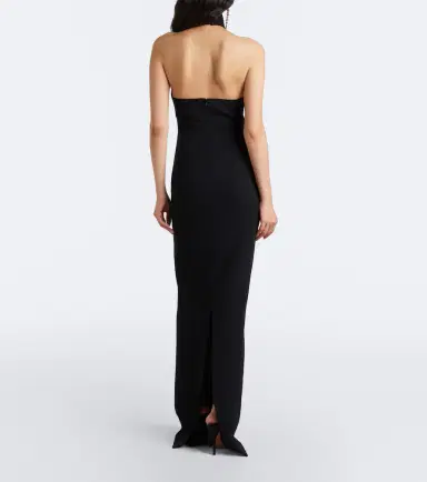 The New Arrivals Ilkyaz Ozel Kailash halterneck gown | Thumbnail 3 The New Arrivals Ilkyaz Ozel Kailash halterneck gown | Thumbnail 3