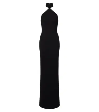 The New Arrivals Ilkyaz Ozel Kailash halterneck gown | Thumbnail 1 The New Arrivals Ilkyaz Ozel Kailash halterneck gown | Thumbnail 1