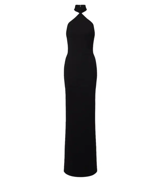 The New Arrivals Ilkyaz Ozel Kailash halterneck gown