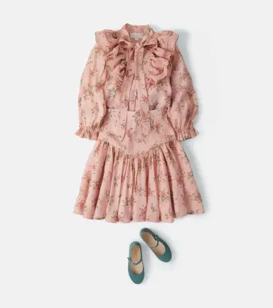 Petite Amalie Floral tie-neck blouse | Thumbnail 2 Petite Amalie Floral tie-neck blouse | Thumbnail 2