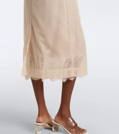 Simone Rocha Embellished floral-appliqué tulle midi dress | Thumbnail 5