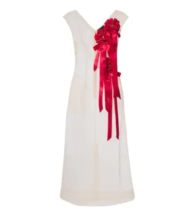 Simone Rocha Embellished floral-appliqué tulle midi dress | Thumbnail 1