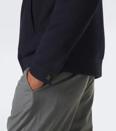 Kiton Wool bomber jacket | Thumbnail 3