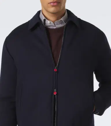 Kiton Wool bomber jacket | Thumbnail 5