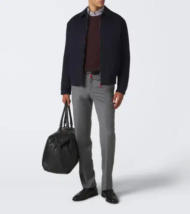 Kiton Wool bomber jacket | Thumbnail 6