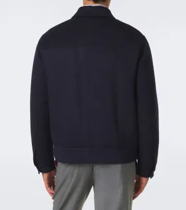 Kiton Wool bomber jacket | Thumbnail 8