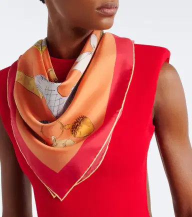 Jacquemus Cocktail silk scarf | Thumbnail 4 Jacquemus Cocktail silk scarf | Thumbnail 4