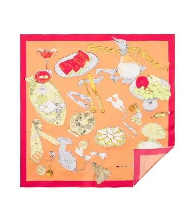 Jacquemus Cocktail silk scarf | Thumbnail 1 Jacquemus Cocktail silk scarf | Thumbnail 1
