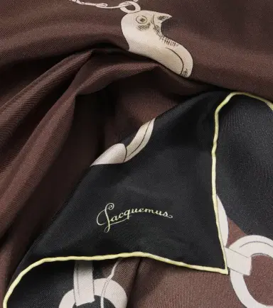 Jacquemus Pampille silk scarf | Thumbnail 2 Jacquemus Pampille silk scarf | Thumbnail 2