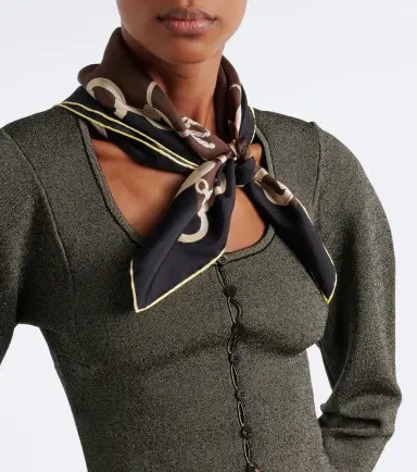 Jacquemus Pampille silk scarf | Thumbnail 5 Jacquemus Pampille silk scarf | Thumbnail 5