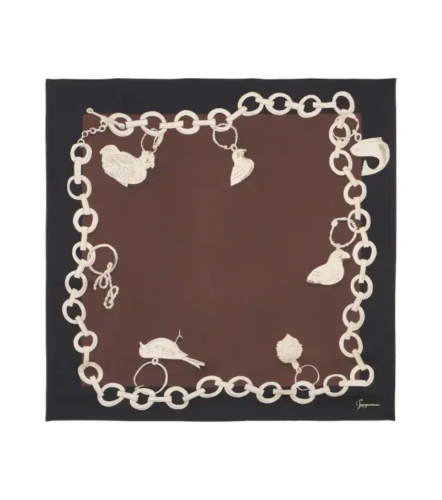 Jacquemus Pampille silk scarf